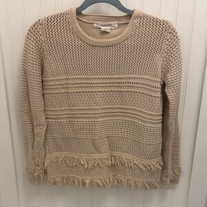 Workshop Republic Clothing Beige Textured Sweater